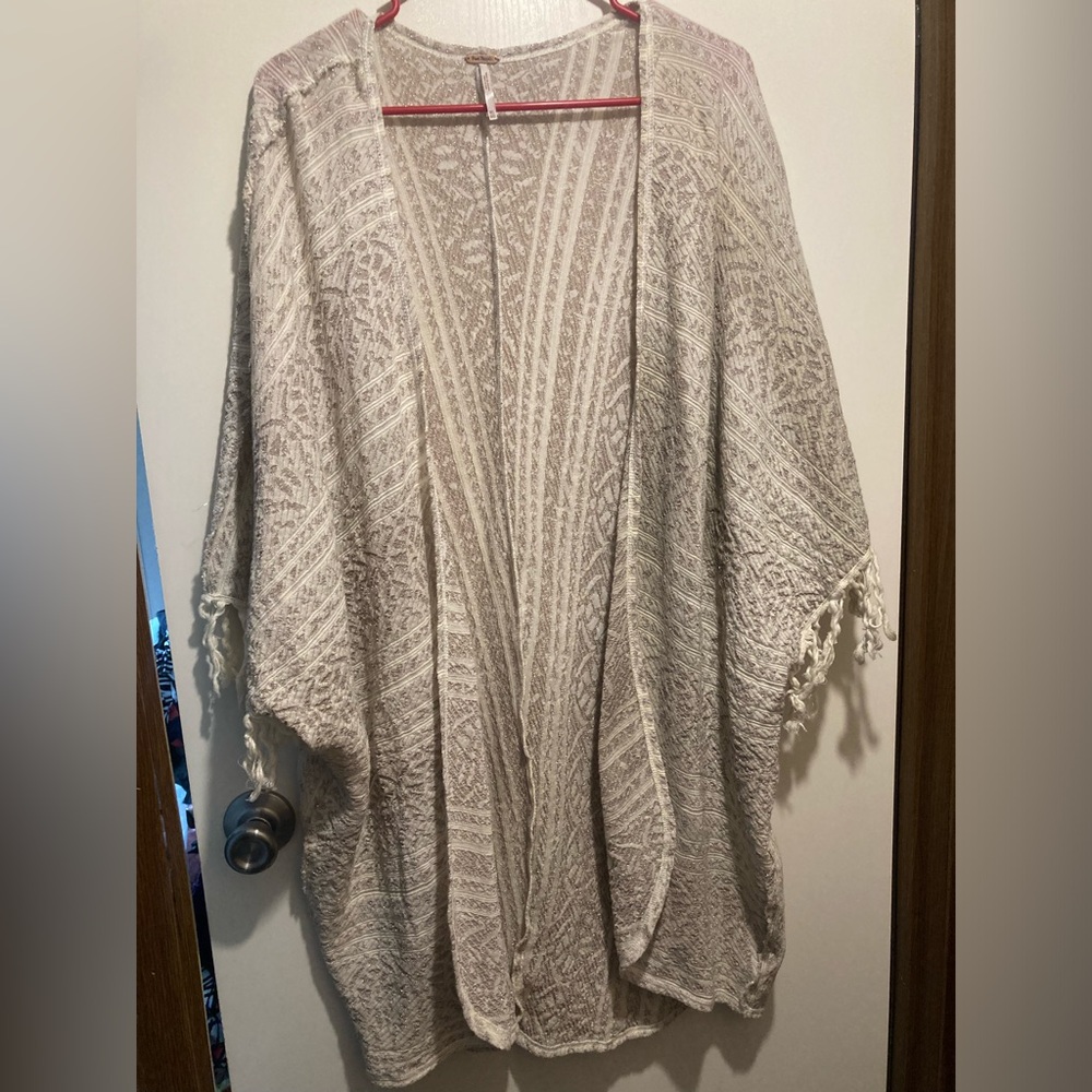 Free People Women's Cream Shaw